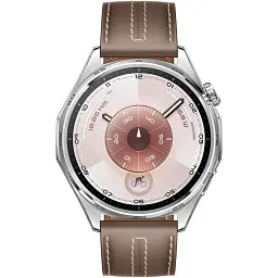 Смарт-годинник Smart Watch Huawei GT 6 46mm (55020FTW) Gray (Leather Strap) UA - мініатюра 2