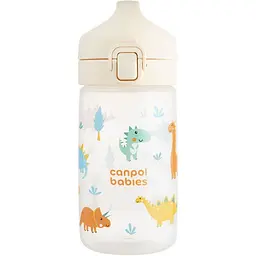 Поїльник дитячий для води Canpol babies Junior бежевий (56/624_bei) - мініатюра 2