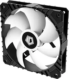Вентилятор ID-Cooling WF-12025-SD-W, 120x120x25мм, 3-pin, черний с белим (WF-12025-SD-W) Б/в - мініатюра 4