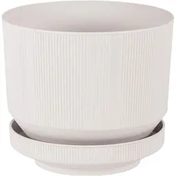 Вазон для квітів Serinova Lux 9 л білий камінь (20-S28412104-200100)