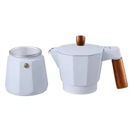 Кавоварка гейзерна Bergner Naturally 6 чашок (BG-38191-WH-6) - мініатюра 3