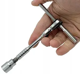 Набір біт і головок з тріскачкою Toptul 1/4" 41од. (12-гр.) Toptul GADW4502 - мініатюра 7