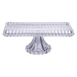 Тортівниця прямокутна на ніжці 33×17×13.5 см Yiwu HP-19-146C - мініатюра 3