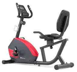 Горизонтальний велотренажер Hop-Sport HS-035L Solo червоний  - мініатюра 4