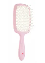 Щітка для волосся Janeke Superbrush Рожева з білим
