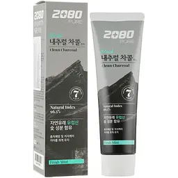Зубна паста Aekyung 2080 Pure Charcoal з вугіллям деревним, 120 г (890494)