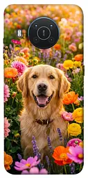 TPU чохол Demsky Flowery labrador для Nokia X10 / X20