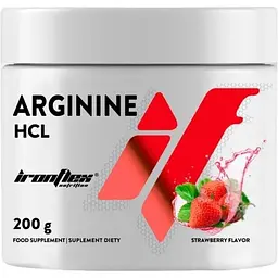 Амінокислота IronFlex Arginine, 200 грам - Полуниця vit0004063