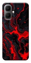 TPU чохол Demsky Black red marble для Infinix Smart 10