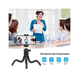 Мікрофон Puluz для iPhone/iPad 8-контактний приймач Black (PU645B) - мініатюра 5