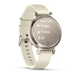 Смарт-годинник Garmin Lily 2 Cream Gold with Coconut Silicone Band (010-02839-20) - мініатюра 2