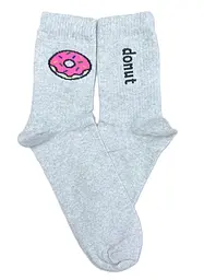 Шкарпетки чоловічі "Donut" сірі