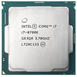 Процесор Intel Core i7 8700K (CM8068403358220) (Socket 1151 v2, 12T, 4.7 ГГц, Tray) Б/в