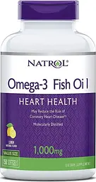 Риб'ячий жир у капсулах Natrol Omega-3 Fish Oil 1000 мг 150 капс лимон