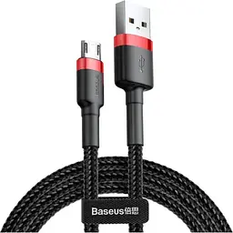 Кабель Baseus Cafule Cable USB to Micro USB 2A 3m CAMKLF-H91 Red-Black