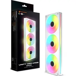 Корпусний вентилятор Cougar Unity 360 Reverse Blade ARGB White (3MUN36RA1.0002) [176244] - мініатюра 5