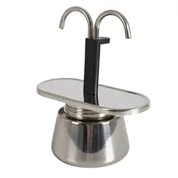 Кавоварка Bo-Camp Stainless Steel 2-cups Silver (2200545) - мініатюра 1
