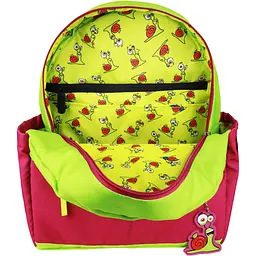 Рюкзак дитячий Bagland Bob Snail Maxi салатово-червоний 30x14x36 см - мініатюра 2