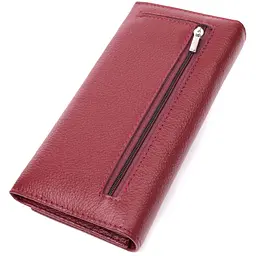 Оригінальний жіночий гаманець з натуральної шкіри ST Leather 22522 бордовий - мініатюра 6