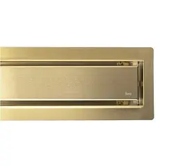 Трап для душу Rea Neox 60 Pro brushed gold 2в1 REA-G2701 - мініатюра 4