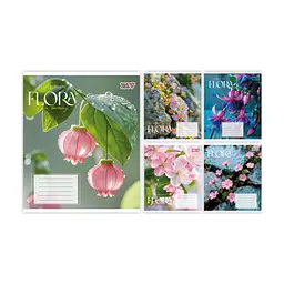 Зошит Yes Flora А5 24 аркушів клітинка (768790), в асортименті