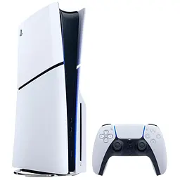 Ігрова консоль Sony PlayStation 5 Slim 1TB White UA (1000040591) [102086] - мініатюра 1