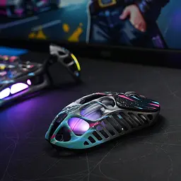 Комп'ютерна миша GravaStar Mercury X Pro 8K BT/WL/USB-A RGB Neon Graffiti teh0024928 - мініатюра 3