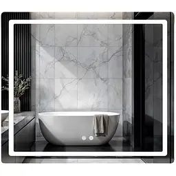 Дзеркало Qtap Mideya (MI2) прямокутне з LED-підсвічуванням Touch QT2078NCF807048476