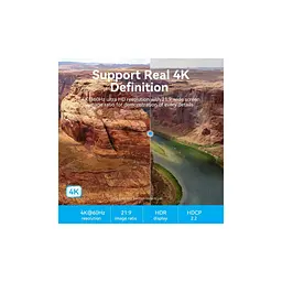 Кабель мультимедійний HDMI M to HDMI M 8.0m V2.0 4K60Hz aluminum alloy blue Vention (ALHSK) - мініатюра 7