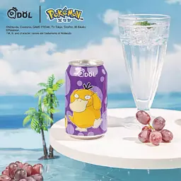 Газований напій Qdol Pokemon Grape Psyduck 330мл - мініатюра 3