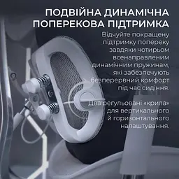 Ігрове крісло Sihoo DORO S300 Mesh Light Grey (S300-M202) - мініатюра 8
