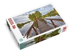 Пазл "Будиночок рибалки" 1000 елементів TRFL_UA/6 DGT-PUZZLE, в коробці (4820266221430) - мініатюра 5