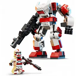 Конструктор LEGO Star Wars Робот ударного клону-солдата 151 деталь (75448) - мініатюра 5