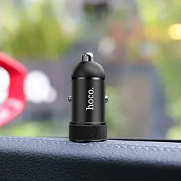 Автомобільний зарядний пристрій Hoco Z32A Flash Power USB-A Black (717788) [151282] - мініатюра 10