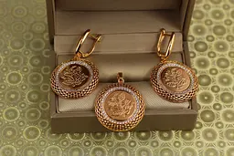 Набір Xuping Jewelry Панно золотистий
