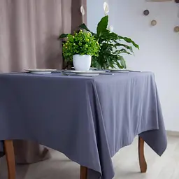 Скатертина ТЕП Aquastop водовідштовхувальна Dark Gray 150x220 см (С-04224_30315) - мініатюра 2
