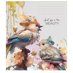Зошит учнівський "Beauty" 036-3268L-1 у лінію, 36 аркушів