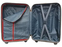 Валіза мала S+ з поліпропілену Milano bag 0305 52л Шампань - мініатюра 4