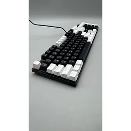 Комплект дротова клавіатура мембранна з підсвічуванням + мишка 3200 DPI RGB USB XSTRIKE X-1011 розкладка ENG/UA мишка та клавіатура набір ігровий миша з клавіатурою з підсвіткою для ПК та ноутбука Чорний з білим - мініатюра 6