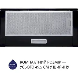 Витяжка телескопічна Minola HTL 5214 BL 700 LED - мініатюра 2