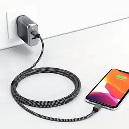 Кабель USB-C to Lightning Satechi Cable Space Gray 1.8 м (ST-TCL18M) - мініатюра 6