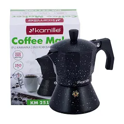 Кавоварка гейзерна Kamille KM-2511MR 150 мл - мініатюра 6
