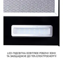 Витяжка телескопічна Minola HTL 6215 BL 700 LED - мініатюра 8