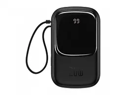 Power Bank Baseus Bipow Pro Digital Display Fast Charge 20000mAh 20W (Lightning cable) Black (PPQD-H01)