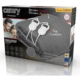 Електрична ковдра з таймером Camry CR 7417 двоспальна - мініатюра 7