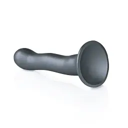 Фалоімітатор Ouch! Curvy G-Spot Dildo 7'' 17 cm (сірий) - мініатюра 3