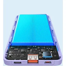 УМБ Baseus Airpow 20000mAh QC+PD 20W Purple (P10022804513-00) - мініатюра 9