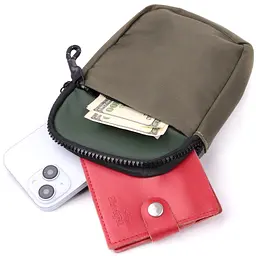 Невелика слінг сумка для подорожей із якісного текстилю Vintage 11х15,5х2,5 см sum0026990 - мініатюра 8