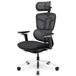 Офісне крісло Mealux S4 Air Fabric Black (HF-S4 F/B) - миниатюра 2