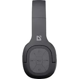 Навушники бездротові Defender FreeMotion B565, Bluetooth+3,5мм, Чорний-Сірий - мініатюра 3